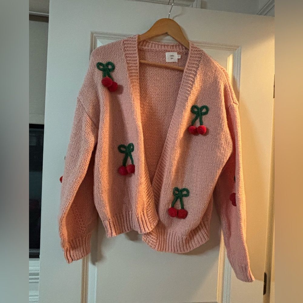 Luna Ivy Cherry Sweater (S)